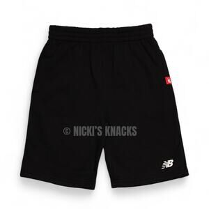New Balance Big Boys Pull On Fleece Shorts Black with Pockets Size 12